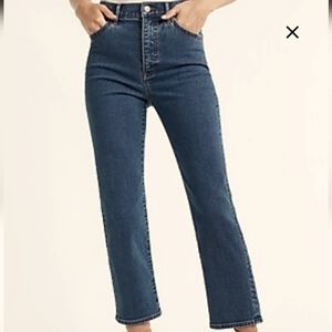 Cropped Straight Jeans